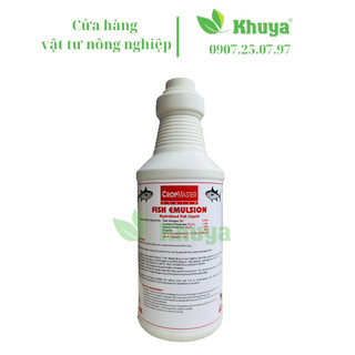 Phân bón lá hữu cơ Đạm Cá Mỹ Fish Emulsion 1 lít CropMaster