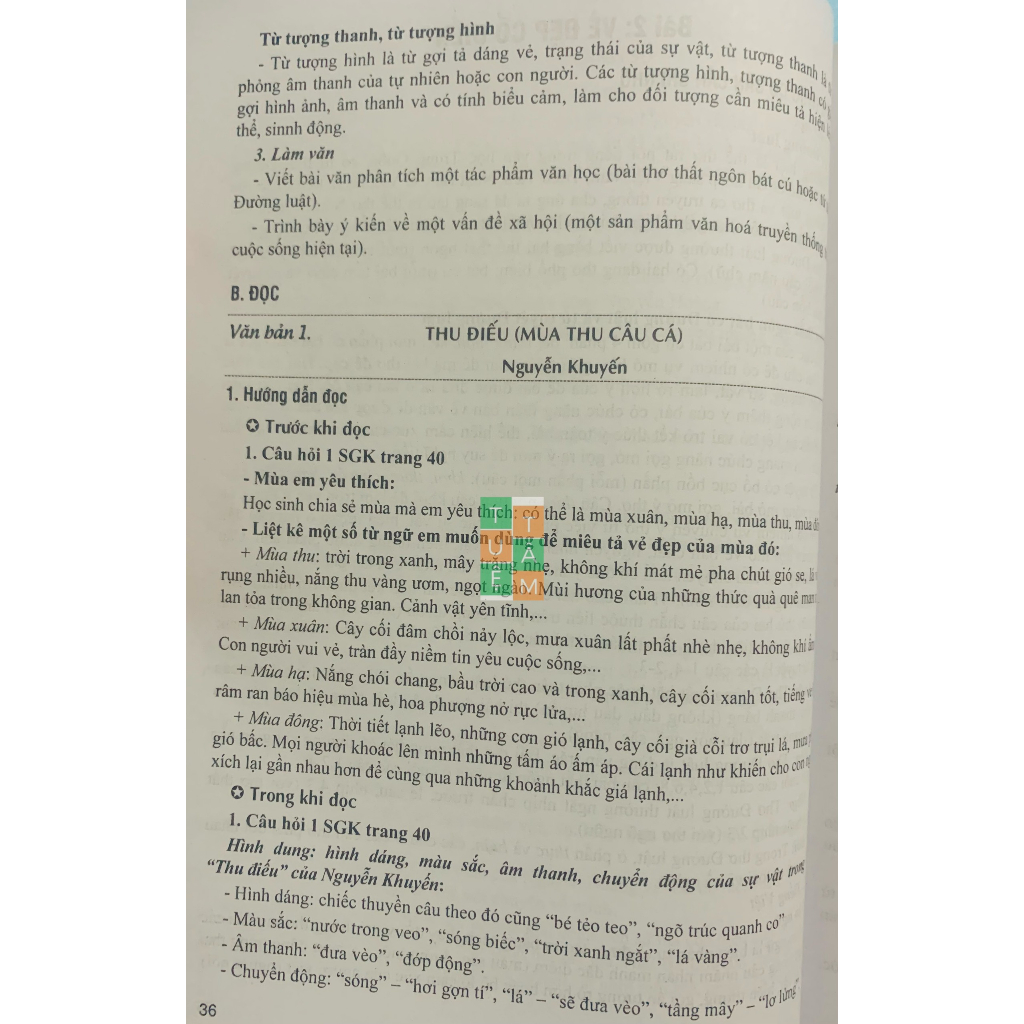 Sách - Hướng dẫn học và làm bài Ngữ Văn 8