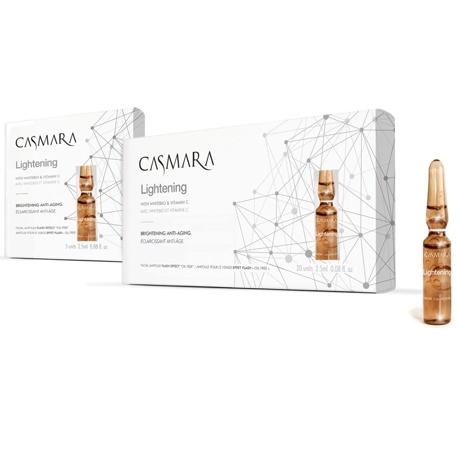 HUYẾT THANH LÀM TRẮNG DA CASMARA - LIGHTENING AMPOULE FLASH (Hộp 20 ống)