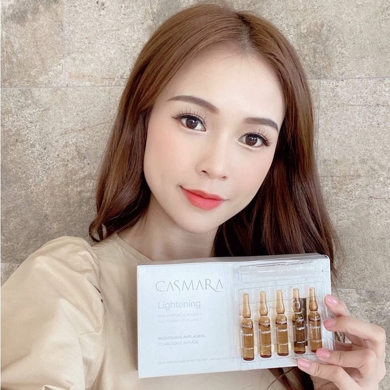 HUYẾT THANH LÀM TRẮNG DA CASMARA - LIGHTENING AMPOULE FLASH (Hộp 20 ống)