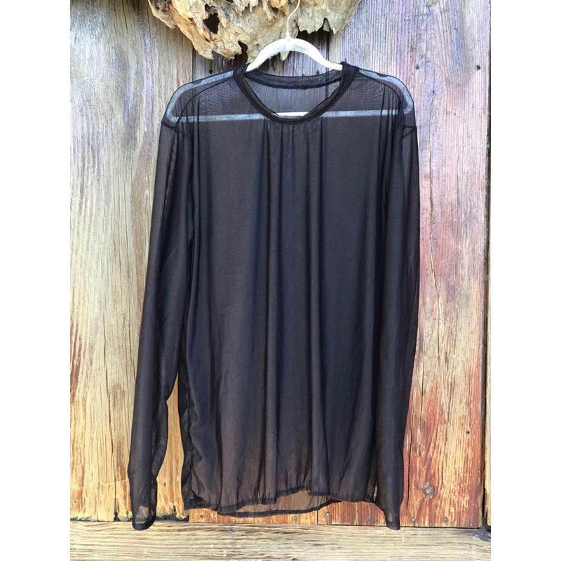 ÁO LƯỚI NAM BIGSIZE Cổ Tròn Tay Dài Đi Biển Đi Chơi