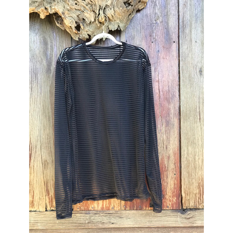 ÁO LƯỚI NAM BIGSIZE Cổ Tròn Tay Dài Đi Biển Đi Chơi