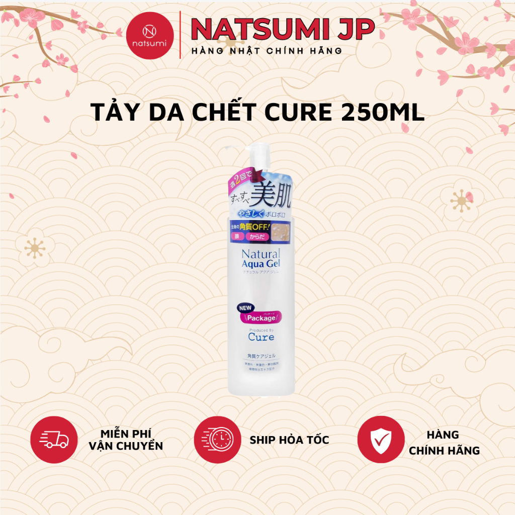 Tẩy da chết Cure Natural Aqua Gel Chuẩn Nội Địa Nhật Bản