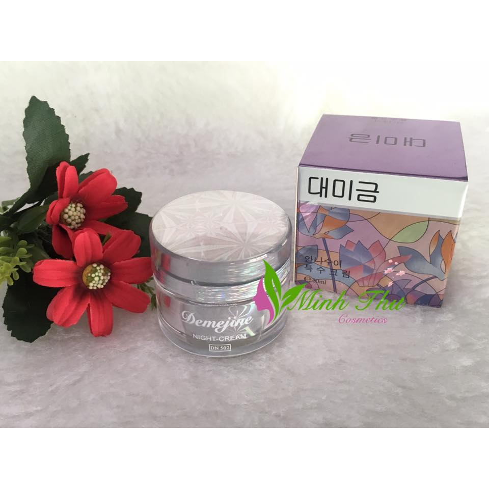 Kem Demejine Tri Mụn Dưỡng Trắng Ngày Đêm Chính Hãng