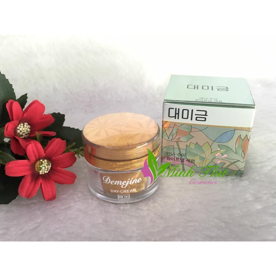 Kem Demejine Tri Mụn Dưỡng Trắng Ngày Đêm Chính Hãng