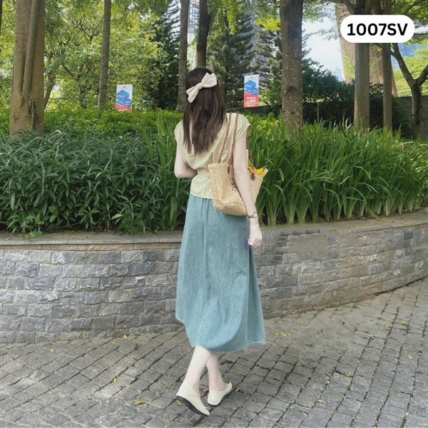 Set Áo Chân Váy Hot Hit 1007SV