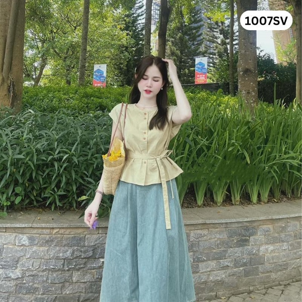 Set Áo Chân Váy Hot Hit 1007SV