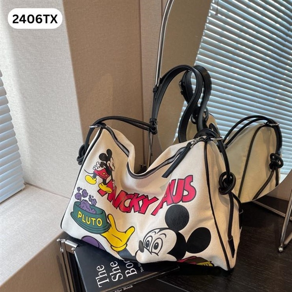 Túi Xách Họa Tiết Mickey Hàng Nội Địa Trung 2406TX