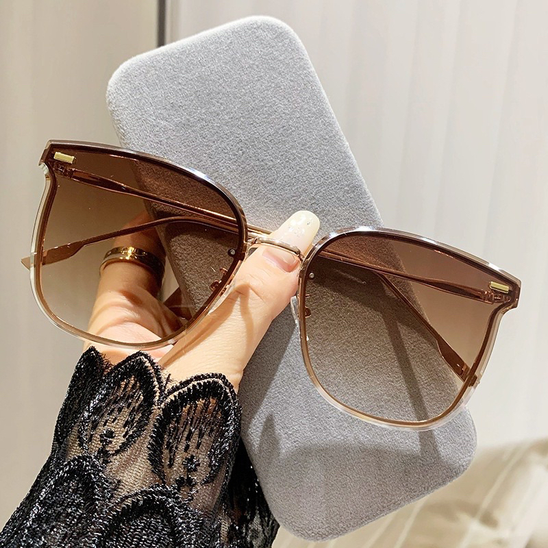Kính mát nữ, Gọng kính râm nữ mắt chống tia uv400 khung kim loại C90 Jolie eyewear