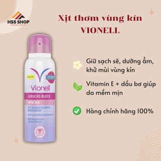 Xịt phụ khoa vionell, 120ml, hàng nội địa đức