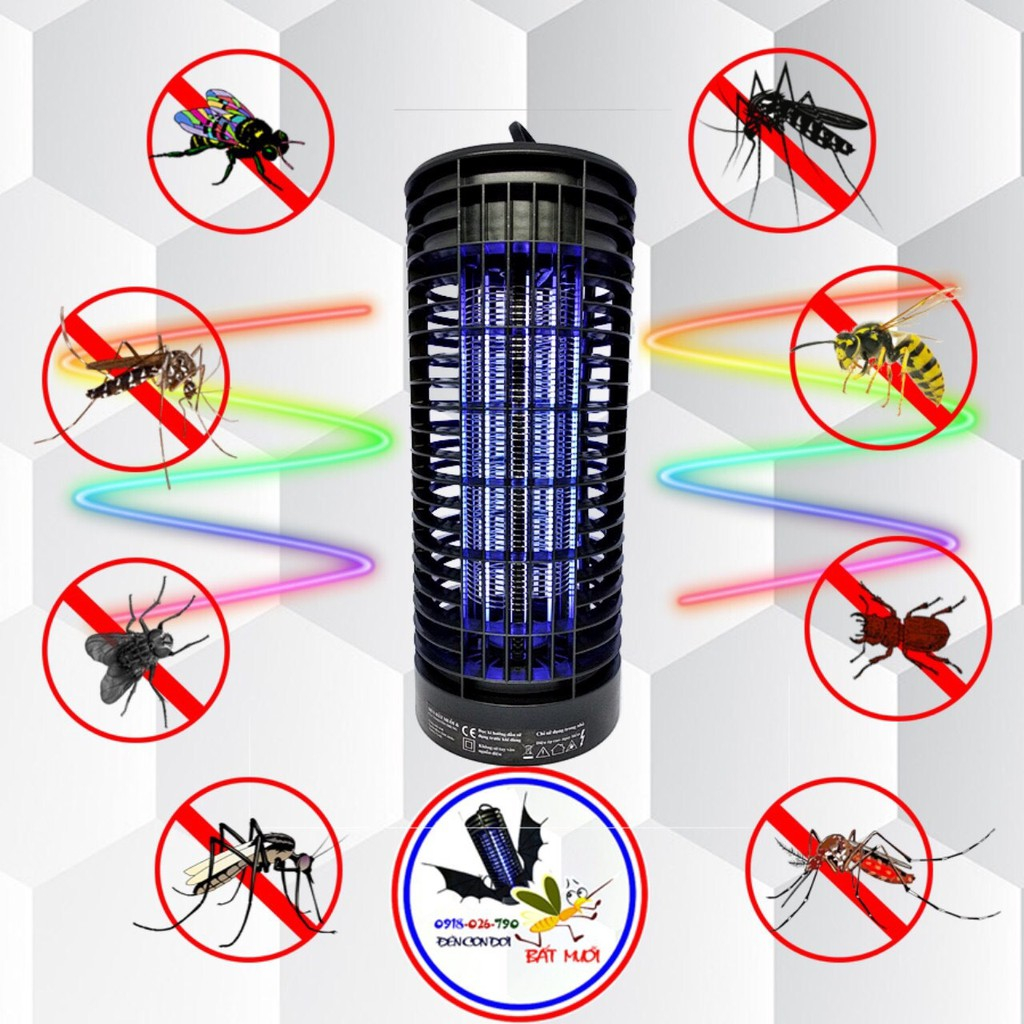 Đèn Bắt Muỗi Điện Quang Thông Minh - Máy Bắt Muỗi Diệt Côn Trùng Bằng Lưới Điện An Toàn Có Bảo Hành