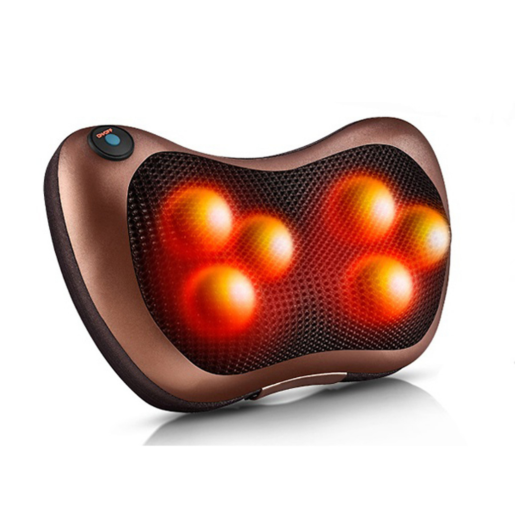 Gối Massage Cổ Vai Gáy Hồng Ngoại 8 Bi Cao Cấp , Máy Massage Vai Gáy Tại Nhà Giúp Thư Giãn Khí Huyết 2023