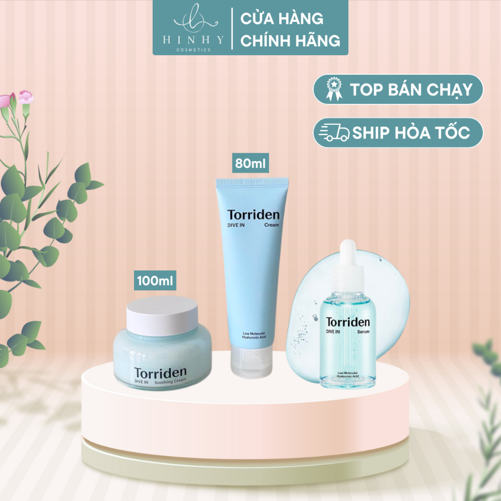 Tinh chất và kem dưỡng Torriden Dive In