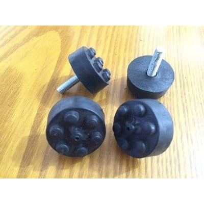 Đế cao su tăng giảm chân bàn cao cấp, cao su êm không bể vỡ loại 8mm