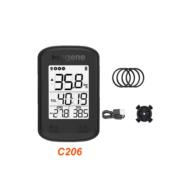 Đồng hồ GPS xe đạp Magene C206 bắt sóng vệ tinh đo contermet