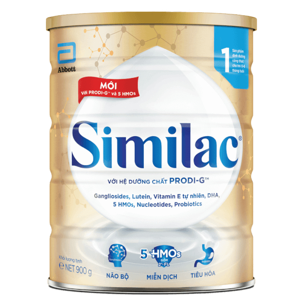 Sữa Similac 5G số 1 900g (0-6 tháng) (Chính hãng)