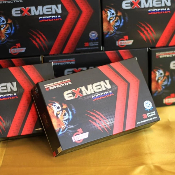 Viên uống hỗ trợ tăng sinh lực nam Exmen Siberia hộp 30 viên