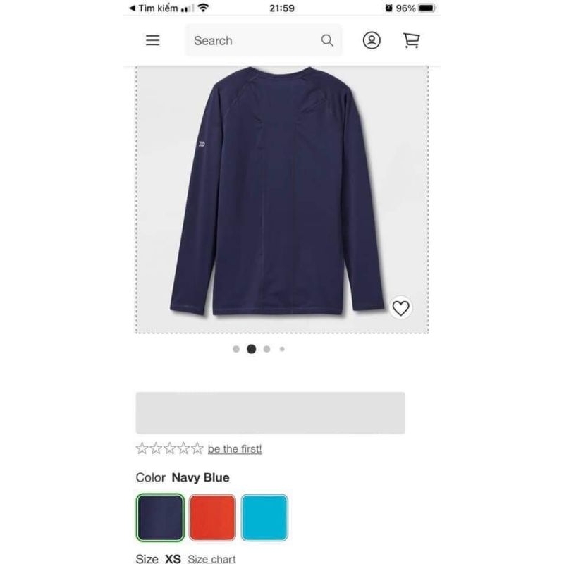 Áo bơi dài tay ALL.IN.MOTION chống nắng