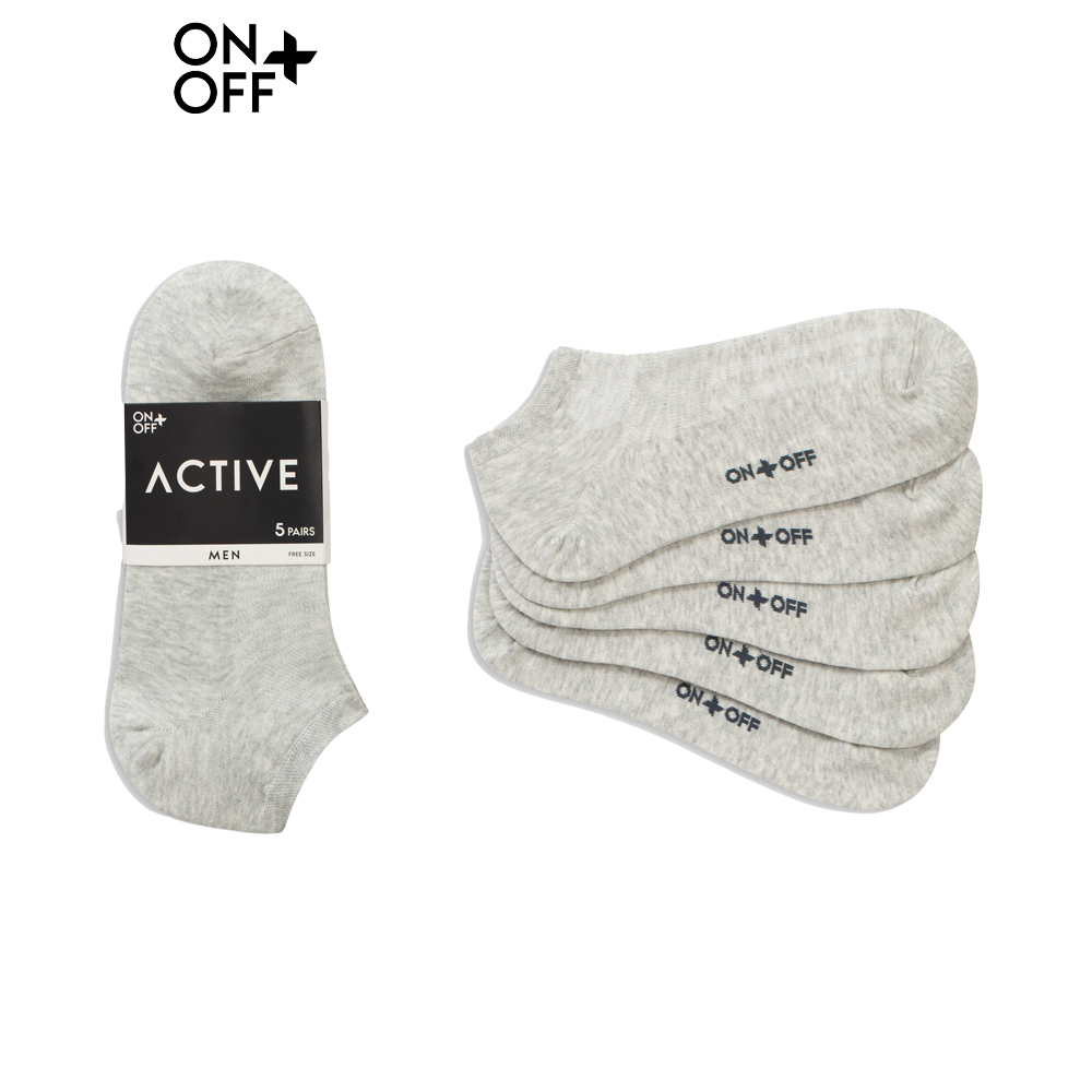 Combo 5 đôi tất nam không cổ ONOFF thoáng mát - 18AP23A005