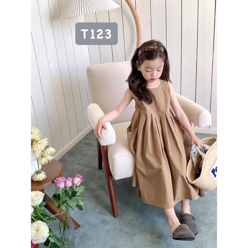 VÁY THÔ SUÔNG CHO BÉ GÁI