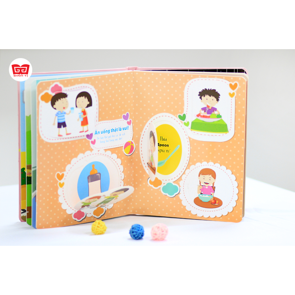 Sách - Lift-The-Flap- Lật mở khám phá - Stuff and toys - Những đồ vật quanh em - Đinh Tị Books