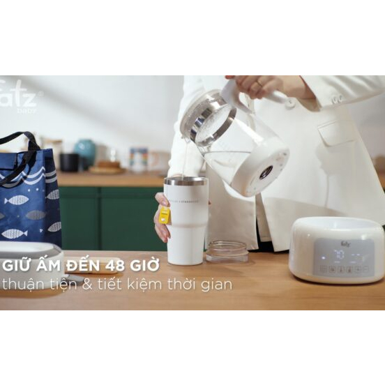 Máy đun và hâm nước pha sữa QUICK 12 PLUS+ - Bảo hành 1 năm