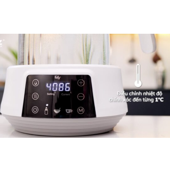 Máy đun và hâm nước pha sữa điện tử QUICK 5 - Bảo hành 1 năm