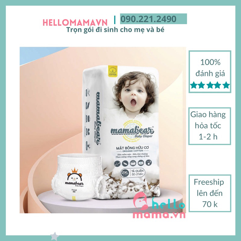 Bỉm Mamabear/ Tã Mamabear  form Bo Mông