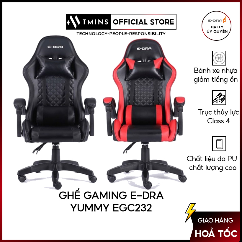 Ghế gaming E-DRA YUMMY EGC232 - Hàng chính hãng