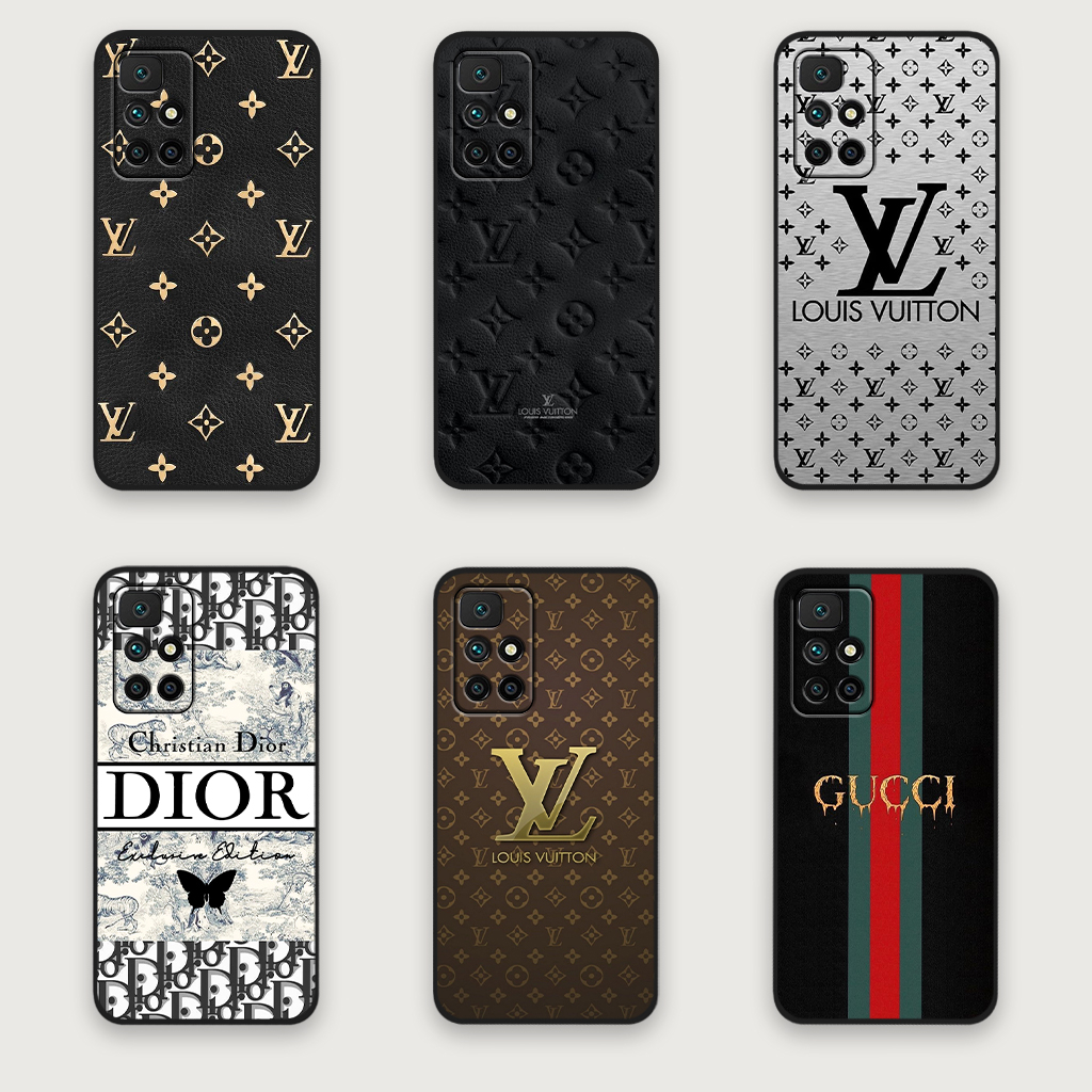 Ốp lưng Xiaomi Redmi 10 in hình họa tiết thương hiệu thời trang