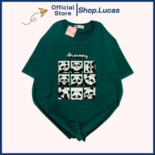 Áo Phông IN HÌNH GẤU TRÚC PANDA Áo Thun Local Brand Unisex Nam Nữ Form Rộng Tay Lỡ Cotton Vải Mát