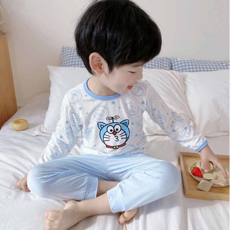 Bộ Thun Hoạt Hình Dài Tay MD1769 Cho Bé Trai, Bé Gái - Jumping Beans Official Store
