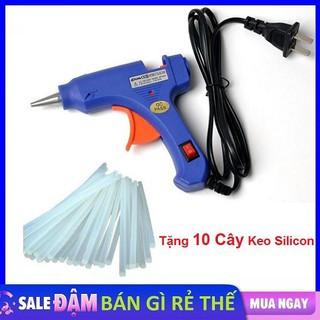Súng bắn keo Nến silicon 20w + Tặng 10 cây keo Silicon nến