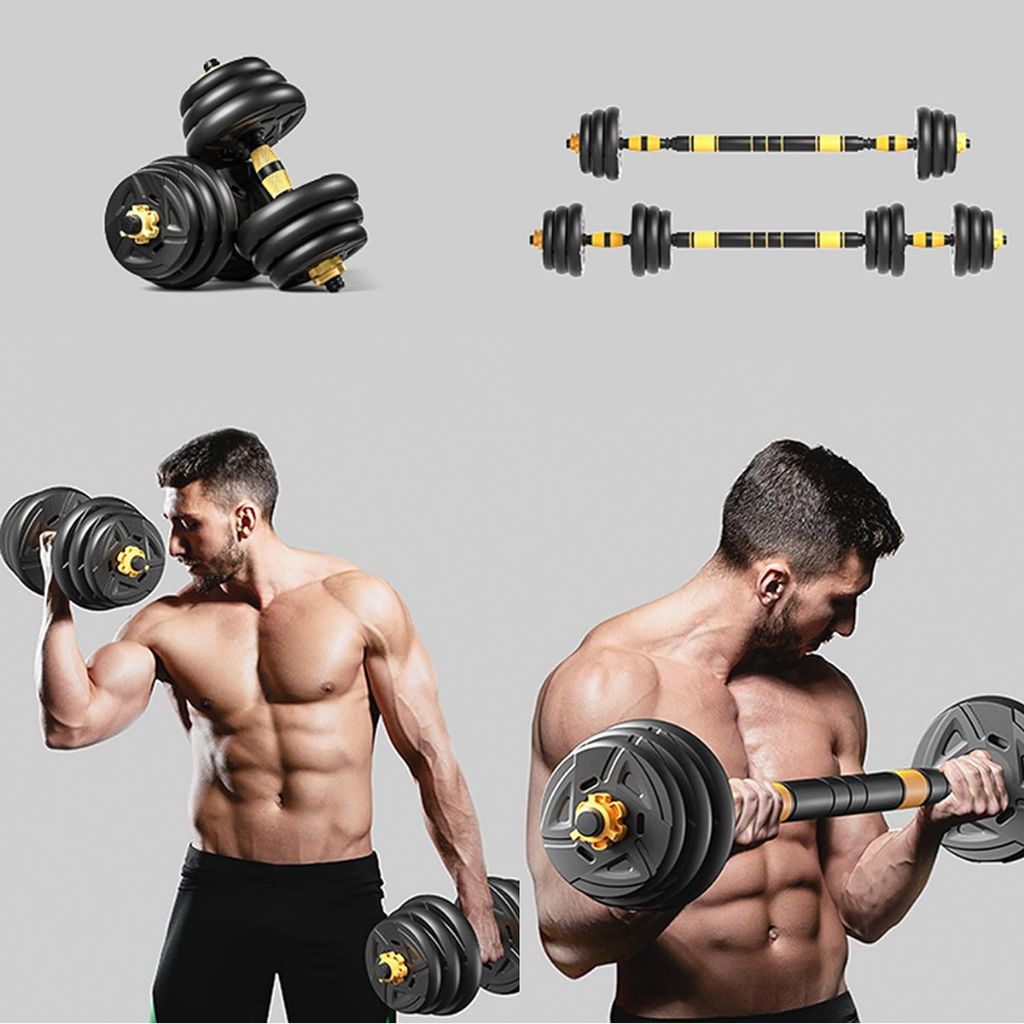 Bộ Tạ Tay Đa Năng Điều Chỉnh Loại 40Kg Dễ Dàng Lắp Tạ Đơn + Tạ Đòn