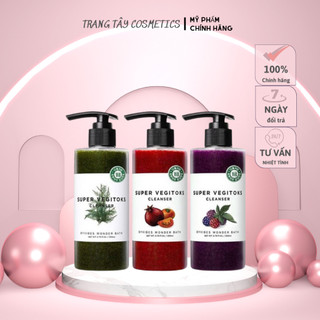 Sữa Rửa Mặt Rau Củ Thải Độc Wonder Bath Super Vegitoks Cleanser 300ml