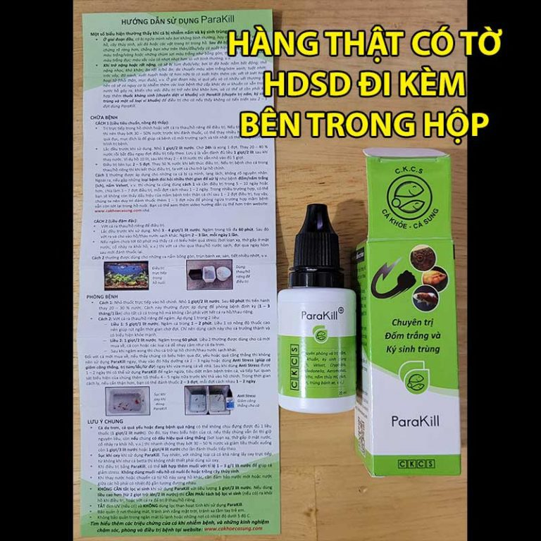 Anti Stress & ParaKill & TopTop - Dưỡng Cá và xử lý các vấn đề Cho Cá Cảnh - cá thủy sinh - shopleo