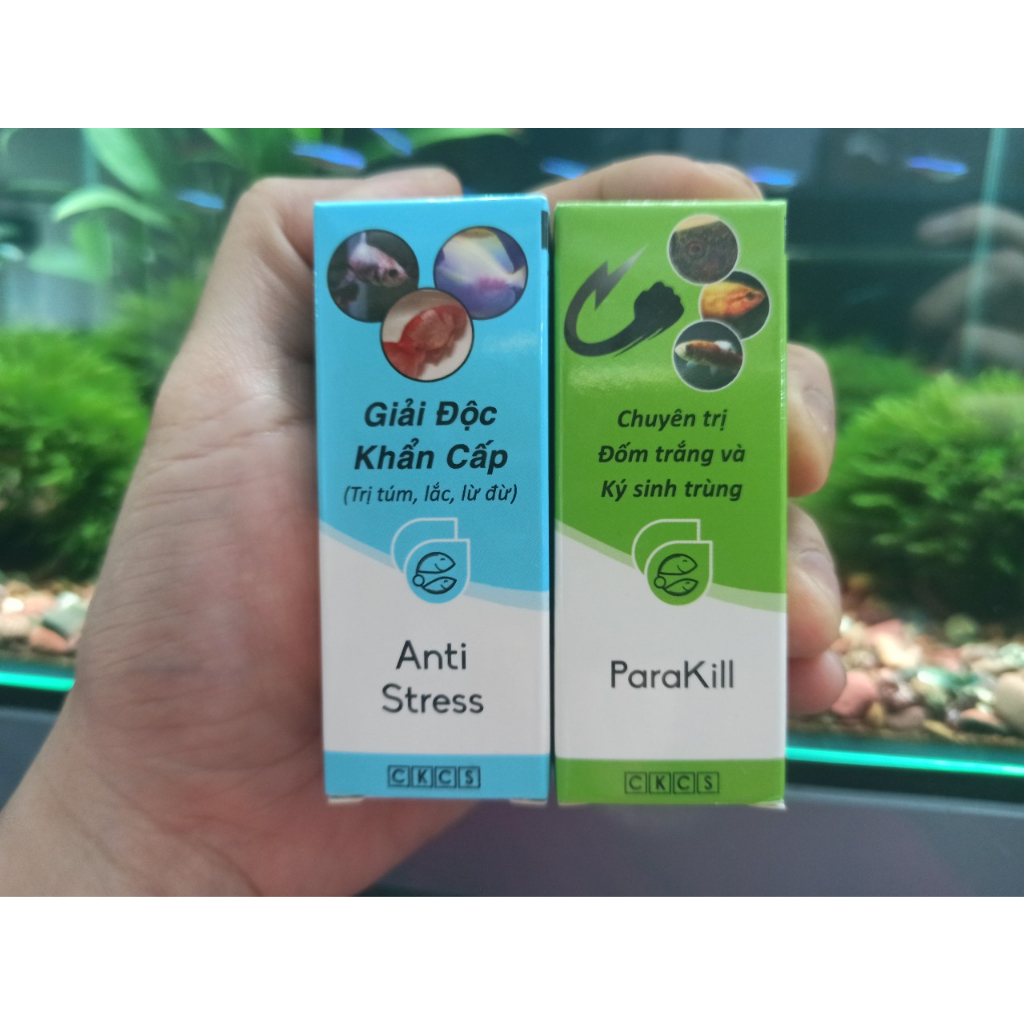 Anti Stress & ParaKill & TopTop - Dưỡng Cá và xử lý các vấn đề Cho Cá Cảnh - cá thủy sinh - shopleo