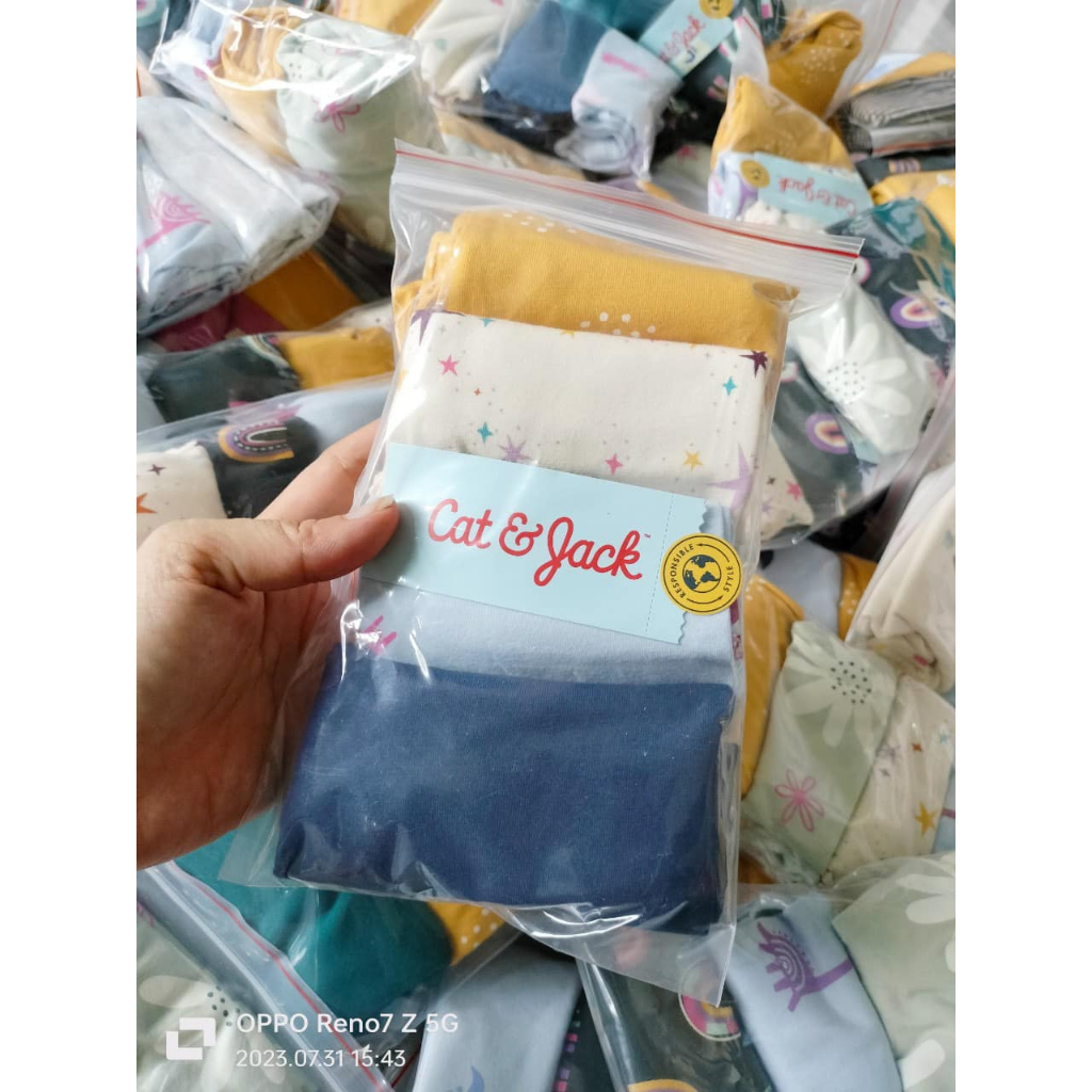 Sét 4 quần leging bé gái cat&jack size bé 1-8y