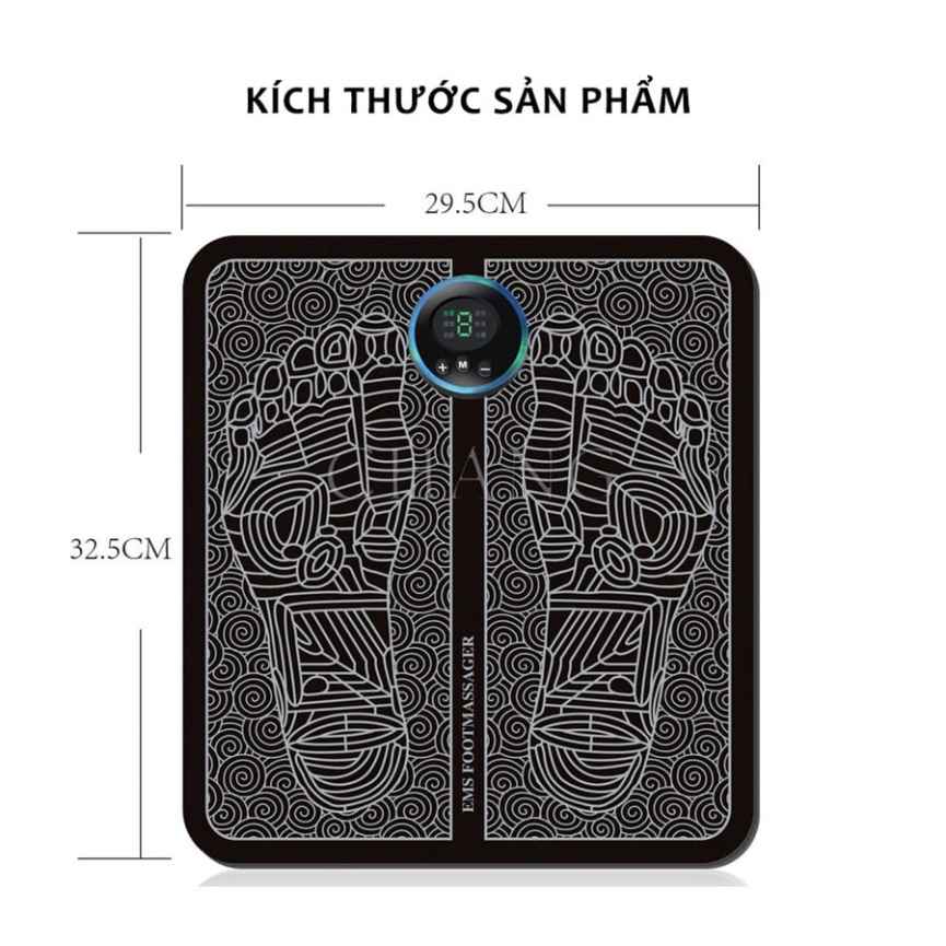 Thảm Massage Chân Giúp Lưu Thông Khí Huyết, Giảm Đau Mỏi Chân, Máy Massage Chân Xung Điện