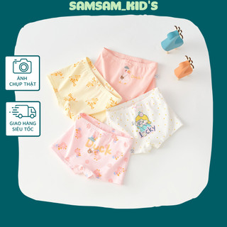Quần xì bé gái đùi cotton Samsam_Kid’s, quần sịp cotton cho bé gái từ 1-12 tuổi