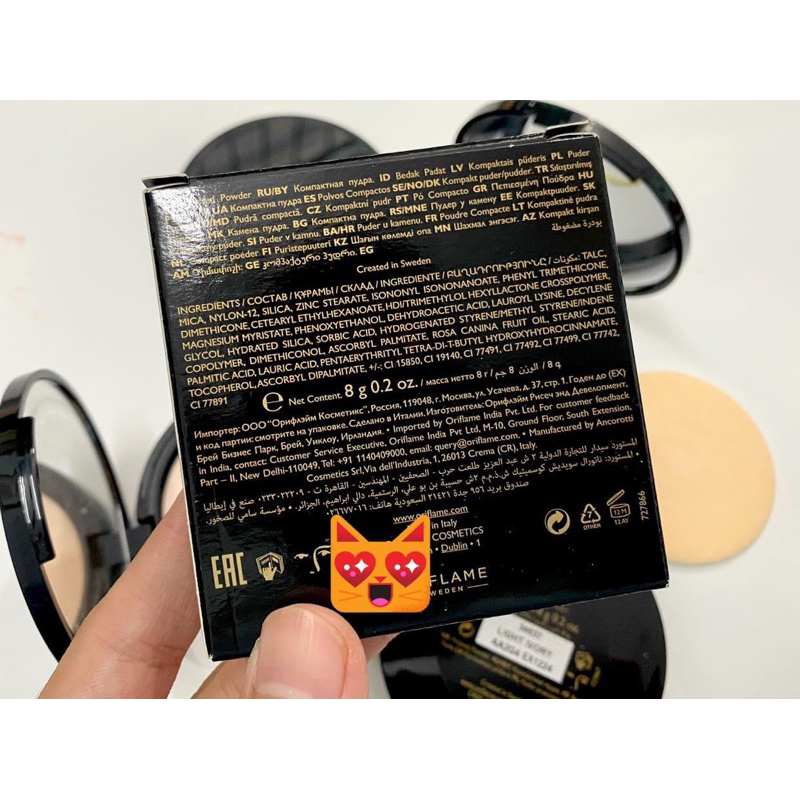 Phấn Phủ dạng nén Giordani Gold Pressed Powder Màu 34637 Light Ivory sản xuất tại Ý 8g