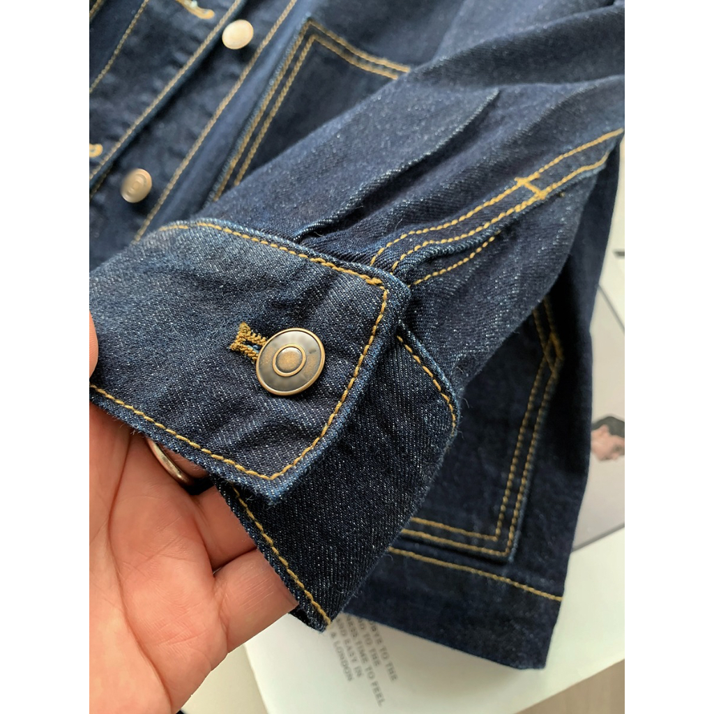 B139 Áo khoác denim xuất dư của ICICLE