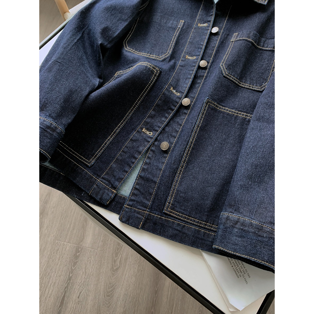 B139 Áo khoác denim xuất dư của ICICLE