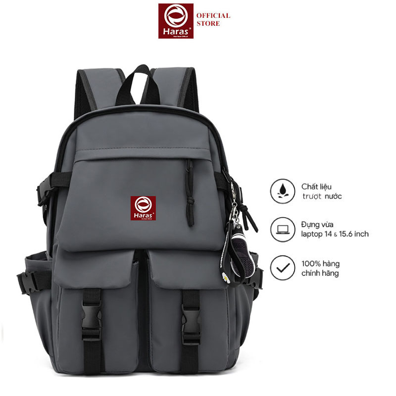 Balo nam nữ thời trang Hàn quốc chống thấm nước cao cấp HARAS Rosy Backpack HRS284 ( Tặng kèm móc giày)