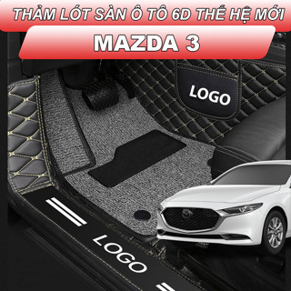 Thảm lót sàn xe tràn viền Mazda 3 (2020-2025) bảo vệ bậc cửa xe, dễ vệ sinh