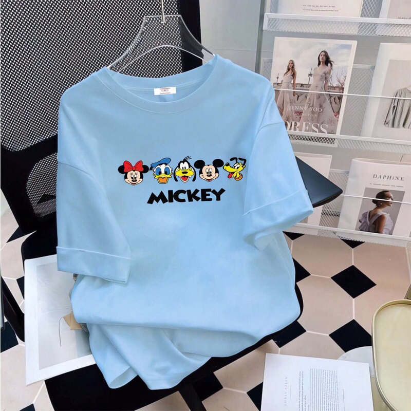 Áo thun nữ , áo form rộng nữ chất liệu cotton giãn bốn chiều mềm mại thoải mái khi mặc vui chơi hàng ngày