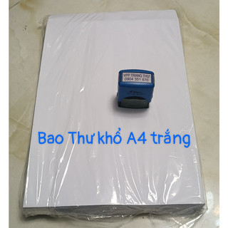Bao thư trắng khổ A4