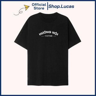 Áo Phông Chữ HƯỚNG NỘI Áo Thun Local Brand Unisex Nam Nữ Form Rộng Tay Lỡ Cotton Vải Mát shop.lucas