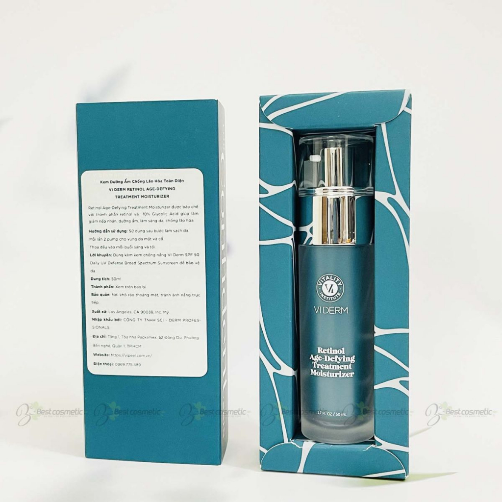 Măng tây baby - Viderm Retinol Retinol Age Defying Moisturizer – Kem dưỡng chống lão hóa toàn diện