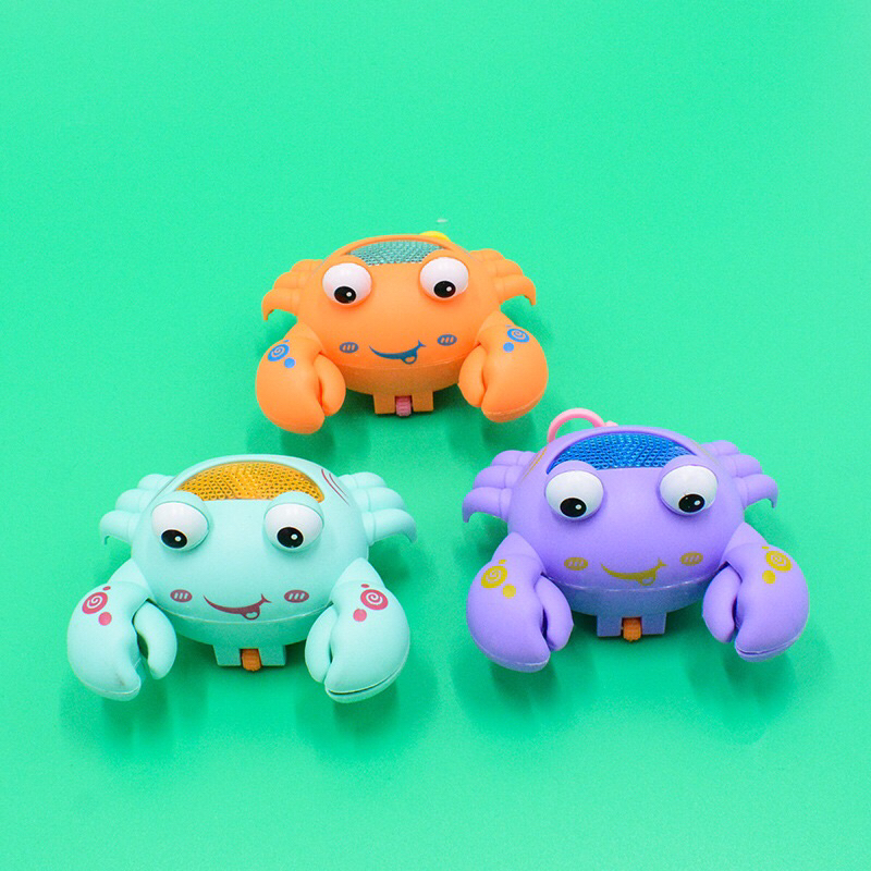 Đồ chơi cua chạy dây cót có đèn dễ thương cho bé LY2226-A6